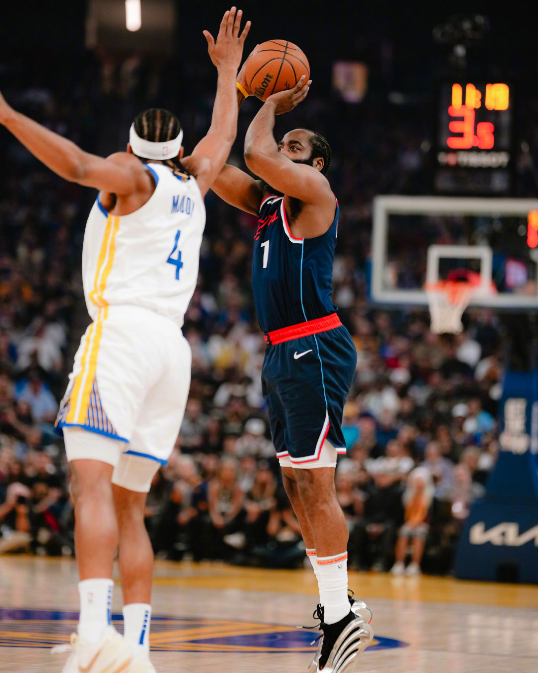 快船碾压猛龙，哈登状态火热